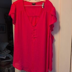 Torrid Bright Pink Blouse 3X